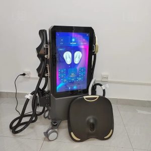 Аппарат EMS+RF для коррекции фигуры EMSzero Ultra с увеличенным экраном 4 манипулы + стул