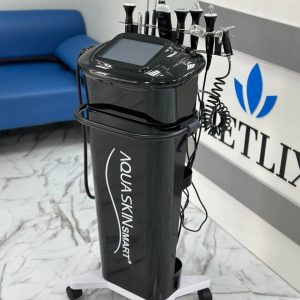 Косметологический комбайн Aqua Skin Smart + Микротоки, РФ, Фонофорез, УЗ скрабер, Электропорация, Криотерапия Pro модификация 2025 г.